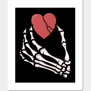 Heart and hand Posters and Art